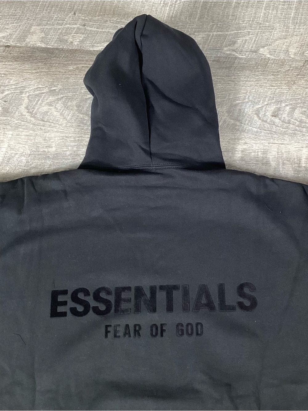 Fear Of God Essentials Hoodie Stretch Limo Black XXS Pullover NWT - Picture 6 of 11